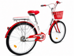 Bicicleta de paseo 26" Roja - Imagen 2