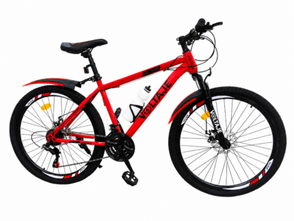 Bicicleta de montaña 26 pulgadas roja Voltaje