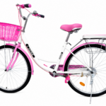 Bicicleta de paseo 26 pulgadas rosada Voltaje
