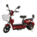 Bicicleta eléctrica Roja