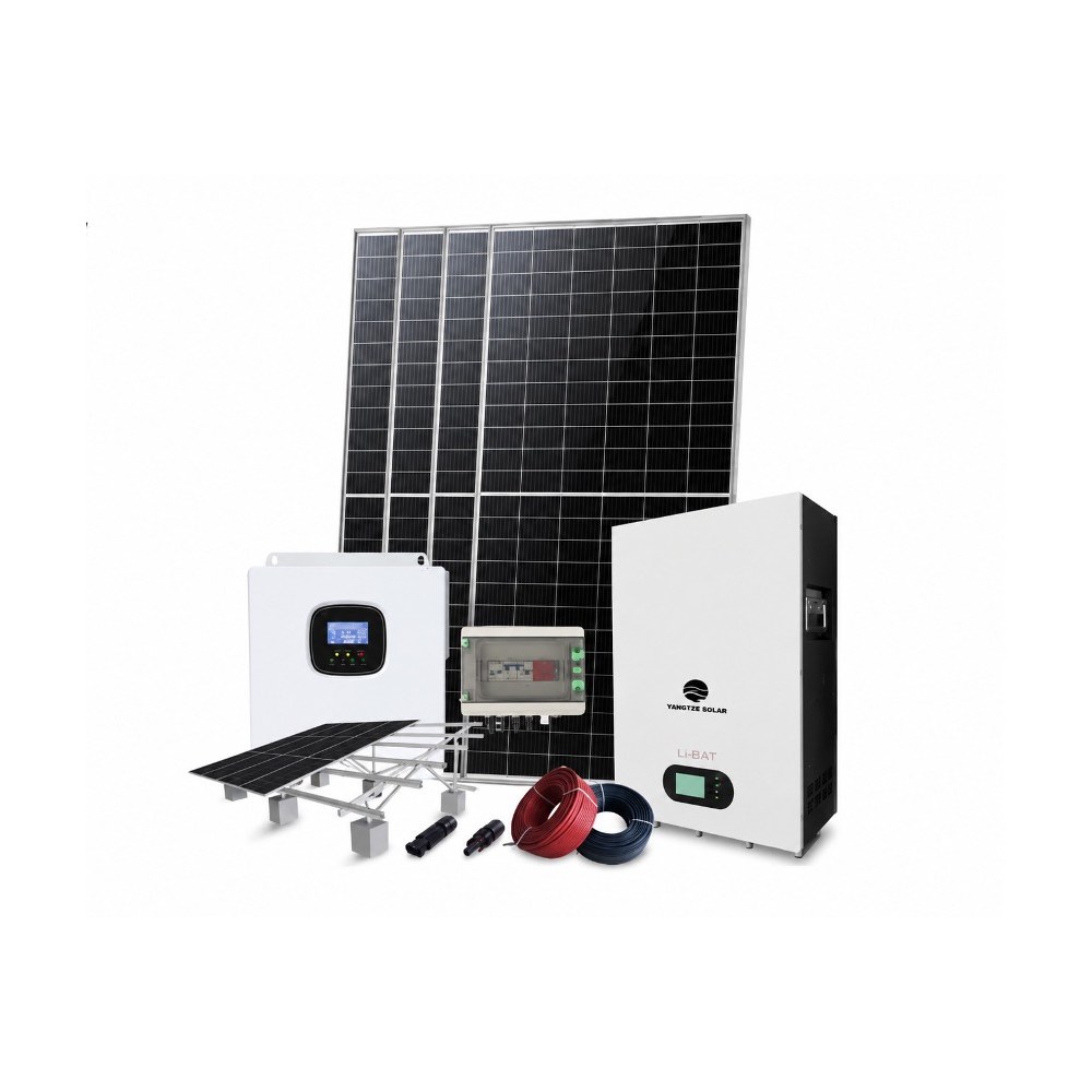 Kit solar fotovoltaico Kit solar fotovoltaico con paneles, inversor, batería y accesorios