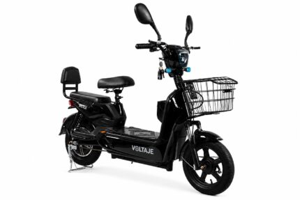 Bicicleta eléctrica Negra