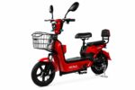 Bicicleta eléctrica Roja