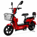 Bicicleta eléctrica Roja