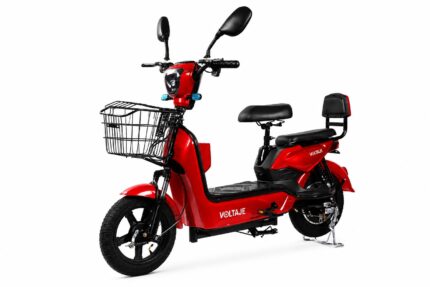 Bicicleta eléctrica Roja